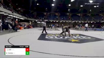 160 lbs Cons. Round 2 - Jeremiah Gill, Richards vs Kaden Combs, Woodstock North