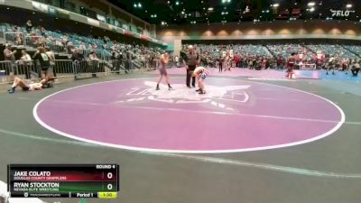 110-120 lbs Round 4 - Jake Colato, Douglas County Grapplers vs Ryan Stockton, Nevada Elite Wrestling