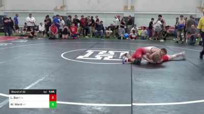 146-E Mats 6-10 10:15am lbs Round Of 32 - Lucas Barr, PA vs Wyatt Ward, OH