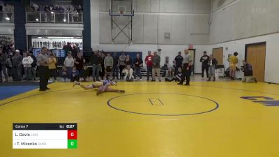 107 lbs Consy 7 - Liam Davis, Lake Highland Prep-FL vs Tanner Mizenko, Canon-McMillan