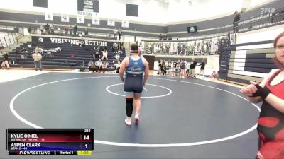 235 lbs Round 3 (4 Team) - Kylie O`Niel, Sisters On The Mat vs Aspen Clark, Utah 2