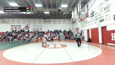 110 lbs 3rd Place Match - Lillianna Rupert, Nampa vs Corianna Parsons, Weiser
