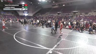 82 lbs Semis - Landon Abbas, Black Fox Wrestling Academy vs Braxton Berninzoni, Black Fox Wrestling Academy