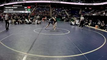 145 lbs 3rd Place Match - Lily Reese, T.c. Roberson vs Maggie Milbery, Swansboro