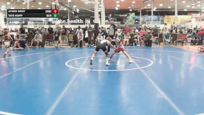 70 lbs Semifinal - Ayden West, Steel Valley 1 - EL vs Tate Kopp, Wayne Danger - EL
