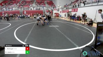 100 lbs Rr Rnd 3 - Landon Achziger, Choctaw Ironman Youth Wrestling vs Braxton Lewis, Noble Takedown Club