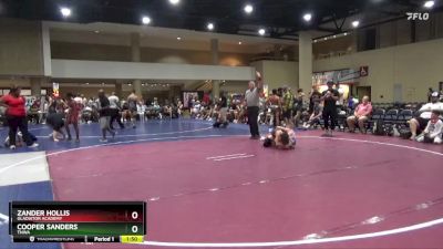 100 lbs Cons. Round 3 - Cooper Sanders, TNWA vs Zander Hollis, Gladiator Academy