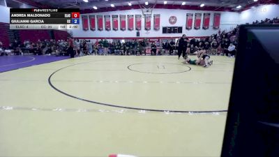 138 lbs Quarterfinals (8 Team) - Giulianni Garcia, Cerritos College vs Andrea Maldonado, East Los Angles College