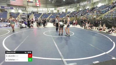 138 lbs Consi Of 8 #2 - Chris LaLonde, Bear Cave WC vs Aidan Callahan, Stevens HS