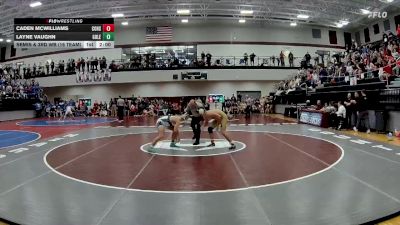 175 lbs Semis & 3rd Wb (16 Team) - Layne Vaughn, Gordon Lee vs CADEN MCWILLIAMS, Commerce Hs