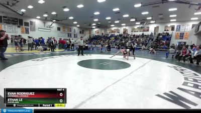 132 lbs Cons. Round 4 - Ethan Le, Cleveland vs Evan Rodriguez, Cathedral Catholic