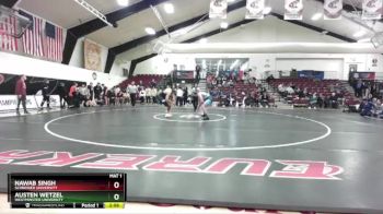 184 lbs 1st Place Match - Austen Wetzel, Westminster University vs Nawab Singh, Schreiner University