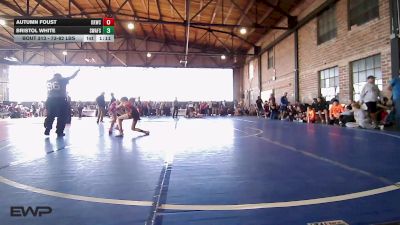 73-82 lbs Rr Rnd 2 - Autumn Foust, Keystone Kids Wrestling Club vs Bristol White, Spartan Wrestling Fort Smith