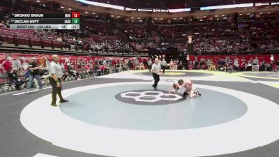 120 lbs Cons. Sub-quarters - Declan Hutt, La Salle vs Bronko Braun, Indian Valley