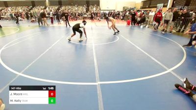 147-H lbs Round Of 32 - James Moore, West Islip vs Malik Kelly, Truman