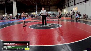 106 lbs Round 1 (4 Team) - Lennon Ogden, CAPITAL CITY WRESTLING CLUB vs Cristian Rojas, GROUND UP USA