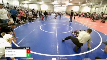 43 lbs Consi Of 8 #2 - Kyzer Welch, Heat vs Brady Cowett, Warner Eagles Youth Wrestling