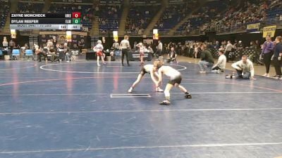 70 lbs Consy 1 - Zayne Moncheck, Greensburg Salem vs Dylan Reefer, Elderton