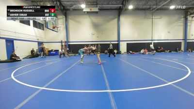 138 lbs Round Of 16 - Bronson Russell, MetroWest United vs Asher Oman, Grit Mat Club