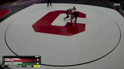 3rd Place Match - Lucia Campbell, Auburn Girls vs Beckah Gossman, Fort Calhoun Girls