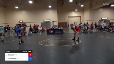 80 kg Cons 32 #1 - Lucas Ricketts, Union County High School Wrestling vs Corbyn Schumack, South Medford High School Wrestling