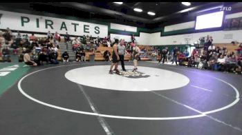 215 lbs Cons. Round 3 - Markos Barajas, Reedley vs James Alcorn, Golden West