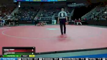 160 lbs Champ. Round 1 - Landon Boe, Avon vs Noah Terry, Tell City.