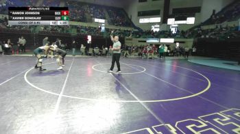 132 lbs Consi Of 8 #2 - Ramon Johnson, Rock Hill vs Xavier Gonzalez, Clover