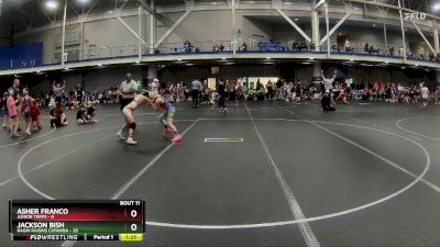 68 lbs Round 4 (6 Team) - Jackson Bish, Ragin Raisins Catawba vs Asher Franco, Junior Terps