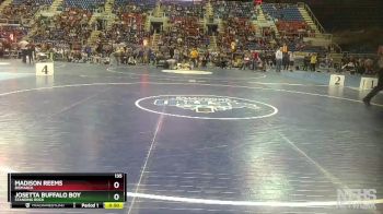 135 lbs Cons. Round 2 - Madison Reems, Bismarck vs Josetta Buffalo Boy, Standing Rock