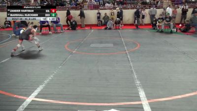95_B lbs Round Of 64 - Zander Hartman, Boiling Springs vs Marshall Kleckner, Souderton