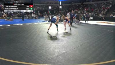 113 lbs Round Of 32 - Zack Samano, Chino (SS) vs Damian Arreola, Granite Hills (SD)