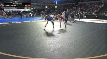 113 lbs Round Of 32 - Zack Samano, Chino (SS) vs Damian Arreola, Granite Hills (SD)