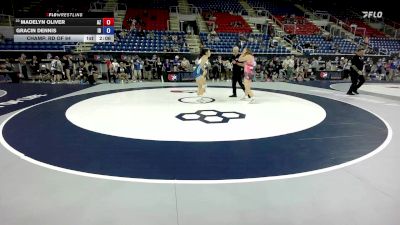 155 lbs Champ. Rd Of 64 - Madelyn Oliver, AZ vs Gracin Dennis, ID