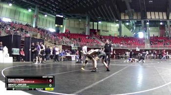 110 lbs Cons. Round 4 - Evan Strom, Nebraska Elite Wrestling Club vs Bryce Lawler, Gretna Youth Wrestling