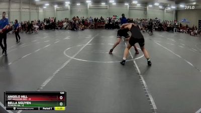 126 lbs Round 7 (8 Team) - Bella Nguyen, Scanlan WA vs Angelo Hill, Mat Assassins Red