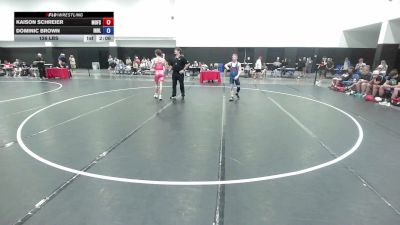 126 lbs Kaison Schreier, Team Missouri vs Dominic Brown, Team Indiana Blue
