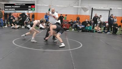 120 lbs Round 3 (10 Team) - Max Splete, Lake WC vs Gabriel Plunkett, Contenders WA