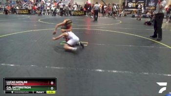 70 lbs Quarterfinal - Cal Satterstrom, Funky Singlets vs Lucas Natalini, East Kansas Eagles