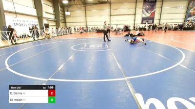 100 lbs Round Of 32 - Collin Denny, AL vs Matteo Walsh, NY