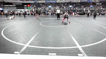 100 lbs Consolation - Jaxon Kinslow, Unaffiliated vs Jack Blanchard, Youngsville Gladiators Academy