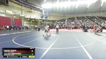 Girls 235 lbs Champ. Round 1 - Yolexy Farias, River View (Girls) vs Aaliyah Hernandez, Grandview (Girls)