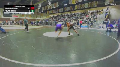 175 lbs Cons. Round 6 - Evan Hilmen, Del Oro vs Evan Rodriguez, St. Augustine