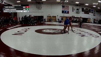 197 lbs Cons. Round 1 - Ruben Vasquez, Concordia (wi) vs Jake Schmitt, Msoe