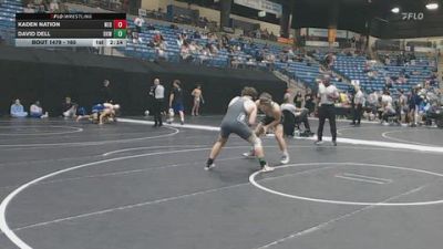 165 lbs Cons. Round 3 - Kaden Nation, Northeastern Oklahoma A&M vs David Dell, Oklahoma Wesleyan