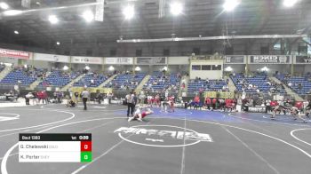 138 lbs Quarterfinal - Gage Chelewski, Colorado Outlaws vs Kozad Porter, Cheyenne East