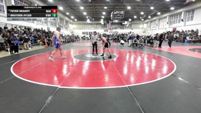 285 lbs Round Of 16 - Peter Brandt, New Canaan vs Brayden Ayles, Newtown