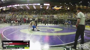 2A 113 lbs Semifinal - Elijah Lowe, Lake Gibson vs Roman Lermer, Jesuit