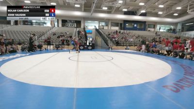 144 lbs Nolan Carlson, Utah Gold vs John Vaughn, Indiana