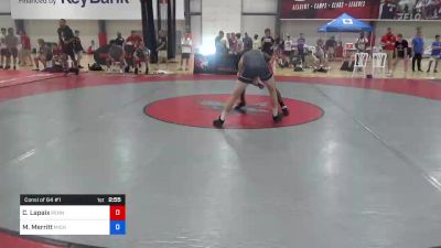 70 kg Consi Of 64 #1 - Carlens Lapaix, Pennsylvania vs Michael Merritt, Michigan